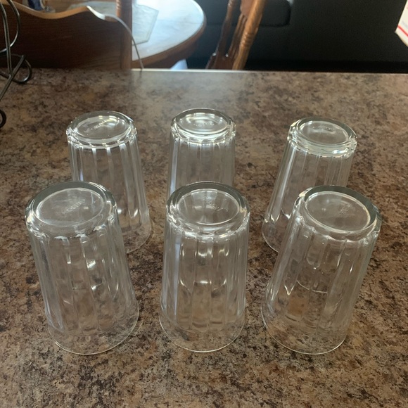 Vintage Gibson Designs Sensations Double Old Fashioned 5”Glasses Ribbed Set of 6 - Picture 4 of 5
